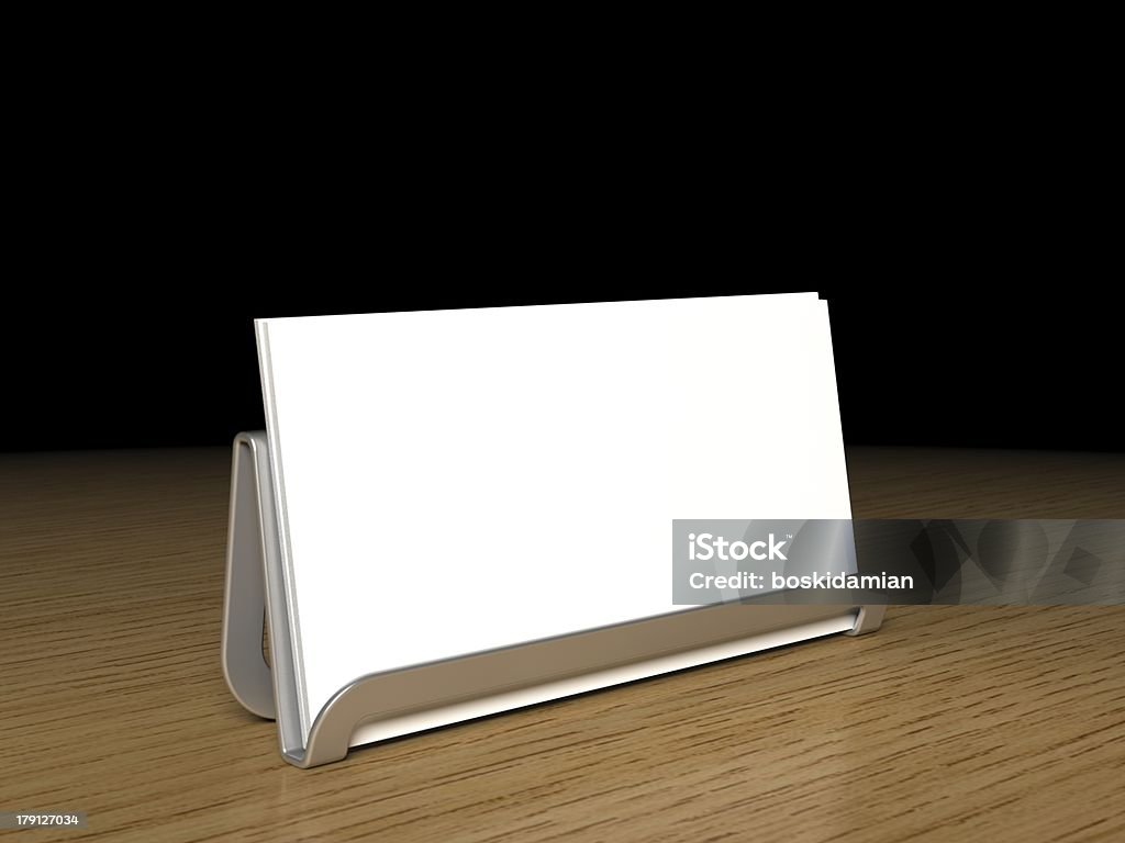 Blanco tarjeta de negocios - Foto de stock de Archivo libre de derechos