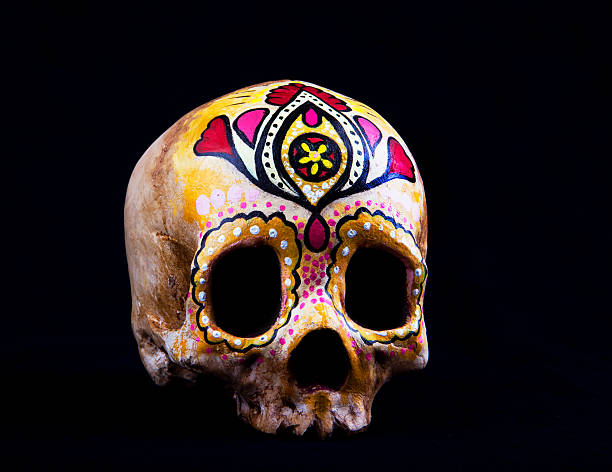 Day of the Dead Skull stock photo