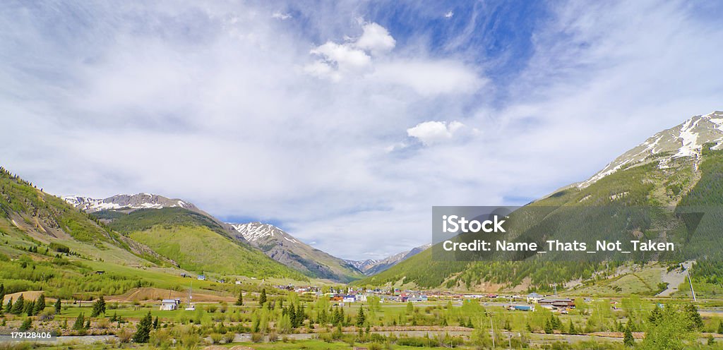 Silverton nas Montanhas San Juan de Colorado - Royalty-free Ao Ar Livre Foto de stock