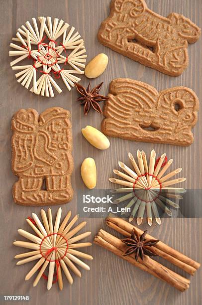 German Spekulatius Cookies For Christmas Stock Photo - Download Image Now - Baked Pastry Item, Celebration, Christmas