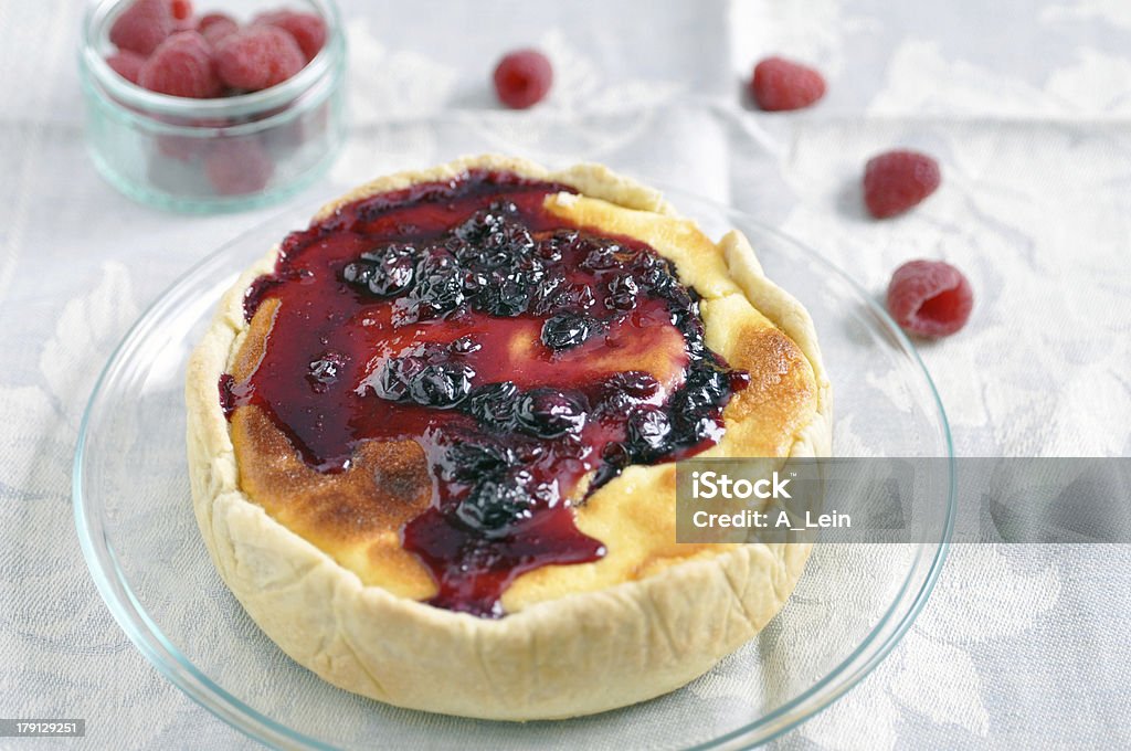 Bolo de Queijo de Berry - Royalty-free Assado no Forno Foto de stock