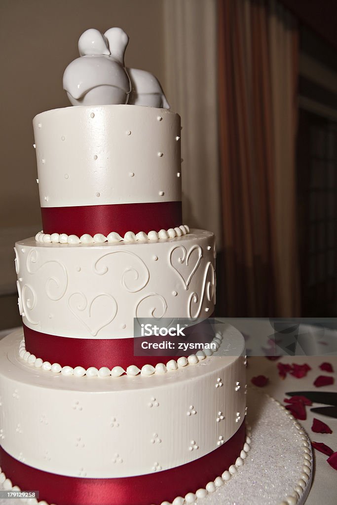 웨딩 케이크 - 로열티 프리 결혼식 스톡 사진