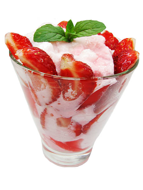 istock strawberry fruit dessert with yogurt 179129357