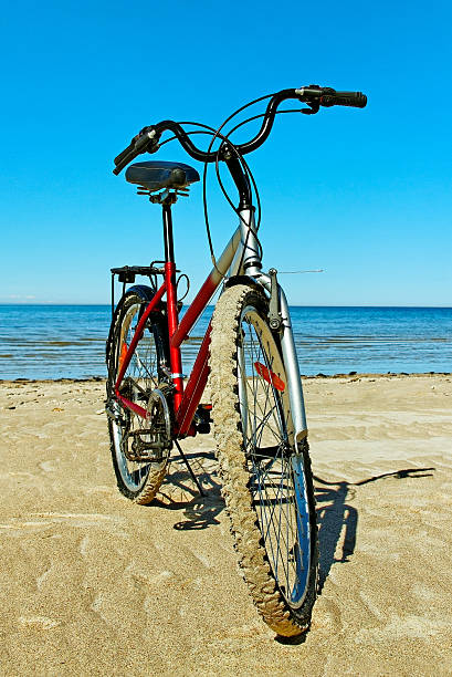 istock Bike on the beach. 179129907