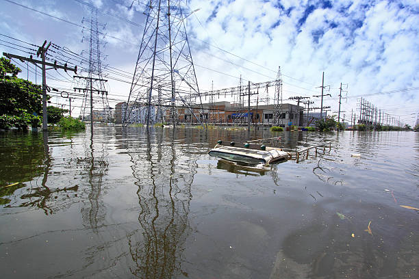 Inundaciones - foto de stock