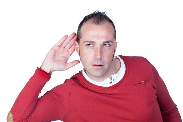 istock Man listening to something 179130418