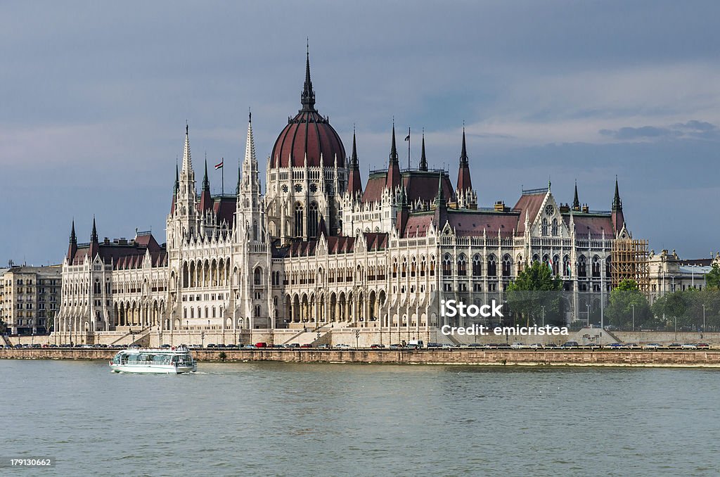 Orszaghaz Parlamento, Budapeste, Hungria - Royalty-free Arquitetura Foto de stock