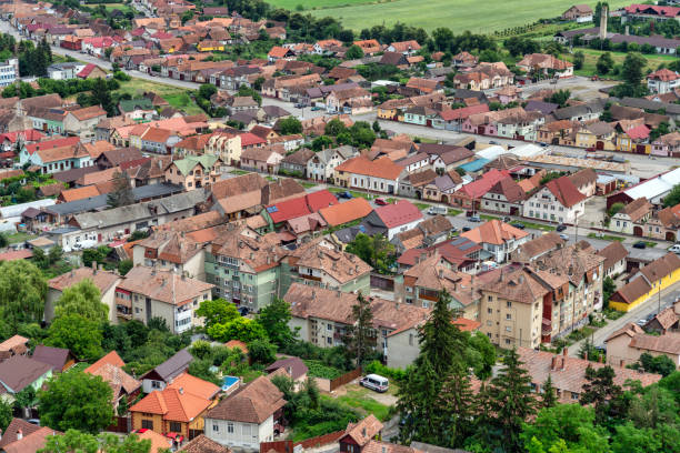 istock Small town in Transylvania, Romania 1791312102