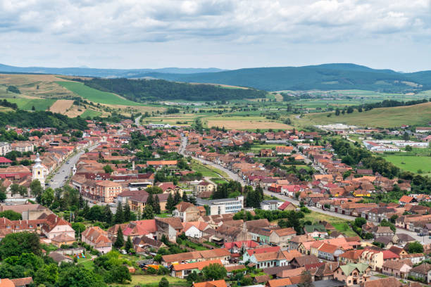 istock Small town in Transylvania, Romania 1791314397
