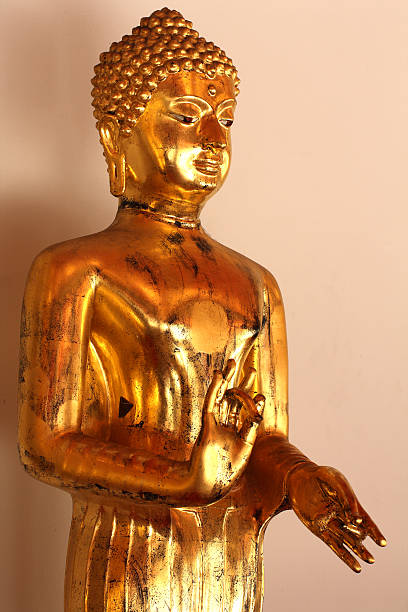 istock Gold metal Buddha 179131623