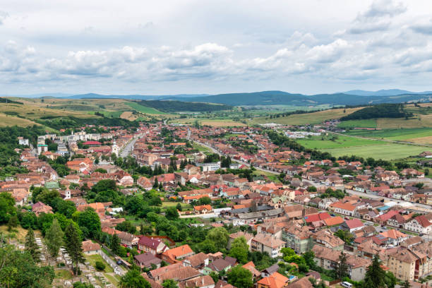 istock Small town in Transylvania, Romania 1791317109