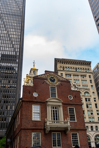 The Financial District in Downtown Boston.