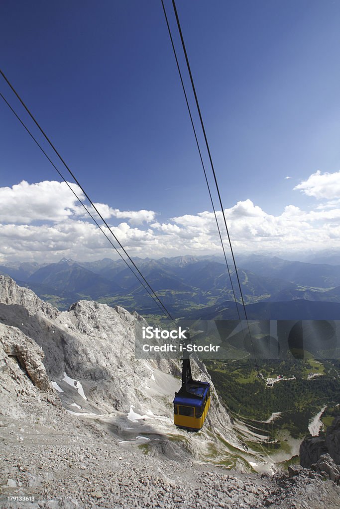 panorama de Montanhas de Áustria - Royalty-free Admirar a Vista Foto de stock