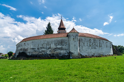 Old fortified church in Transylvania, Romania