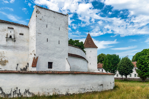 Old fortified church in Transylvania, Romania