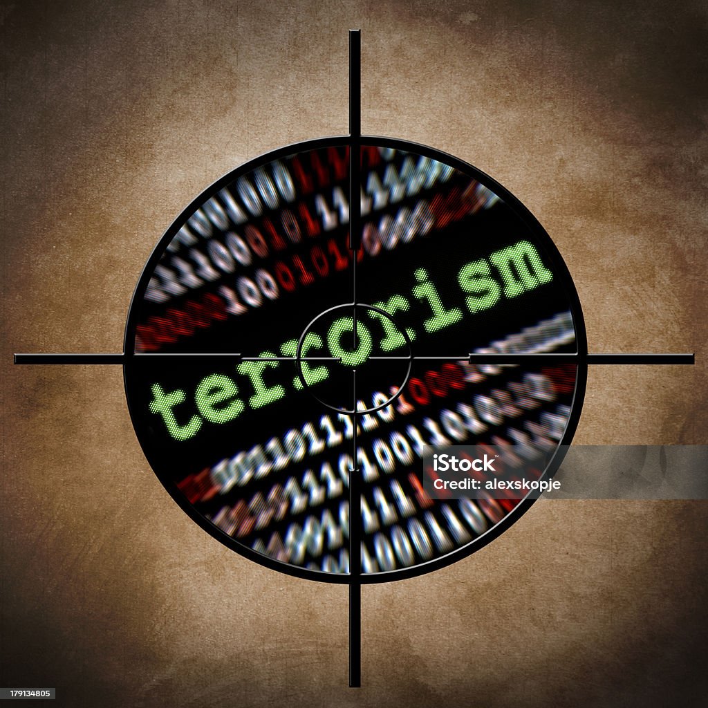 Интернет-терроризма цели - Стоковые фото Безопасность сети роялти-фри