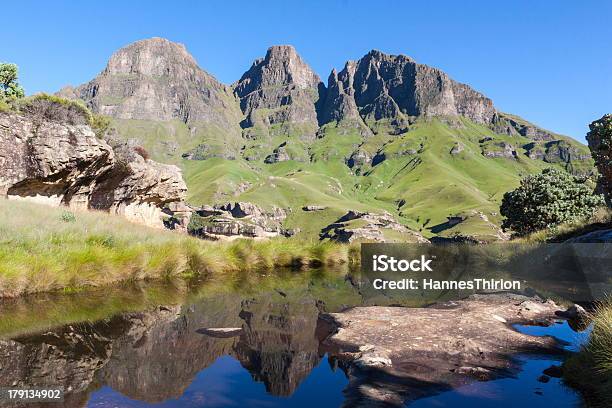 Pool Below The Peaks Stock Photo - Download Image Now - Africa, Afrika Afrika, Blue