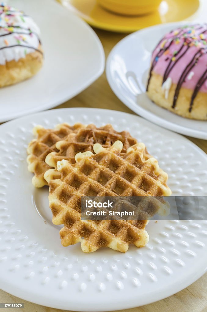 Waffle - Foto de stock de Amontoamento royalty-free