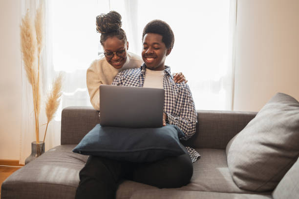 istock Young couple enjoying time at home 1791360016