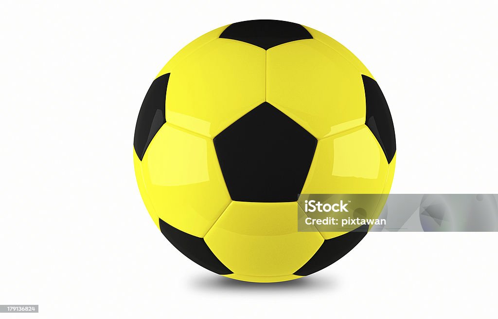 Foto de Amarelo E Preto De Bola De Futebol e mais fotos de stock de Amarelo  - Amarelo, Bola, Bola de Futebol - iStock