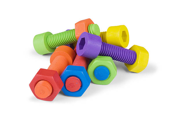 istock Colorful  funny nuts and bolts 179137201