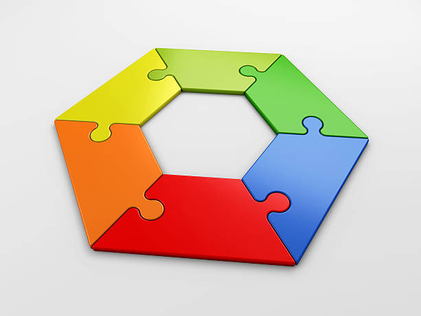 istock hexagon to place concepts 179137253