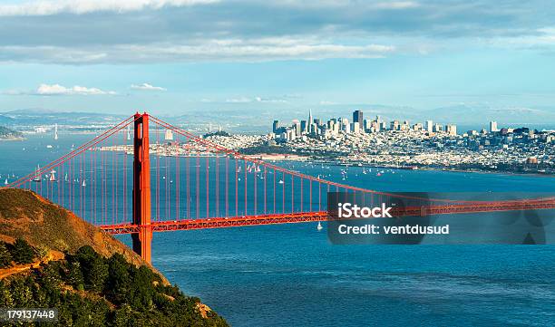 Golden Gate Bridge San Francisco Stockfoto und mehr Bilder von Architektur - Architektur, Blau, Brücke