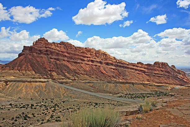 istock Blue sky over cliff in Spotted Wolf Canyon 179138050