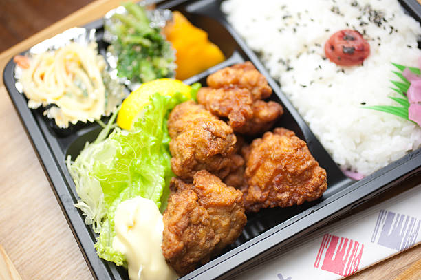 istock Japanese Cuisine Chicken Karaage Bento 179138483