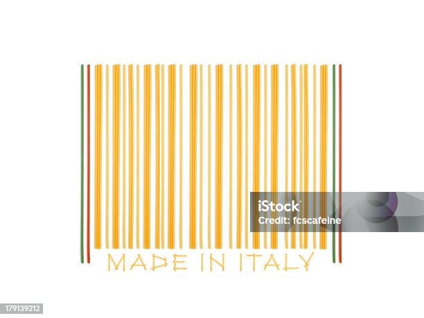 Barcode Mit Italienische Spaghetti Stockfoto und mehr Bilder von Ballettstange - Ballettstange, Code, Begriffssymbol