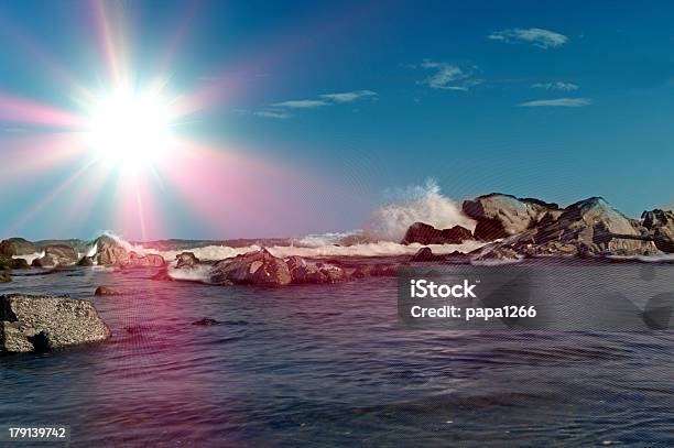 Hermoso Paisaje Marino Foto de stock y más banco de imágenes de Aire libre - Aire libre, Anochecer, Azul