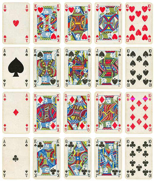 istock All Royal Flushes istolated on white 179140079