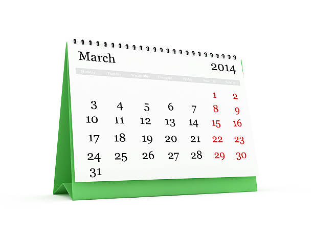 istock Desk Calendar, March 2014 179140195
