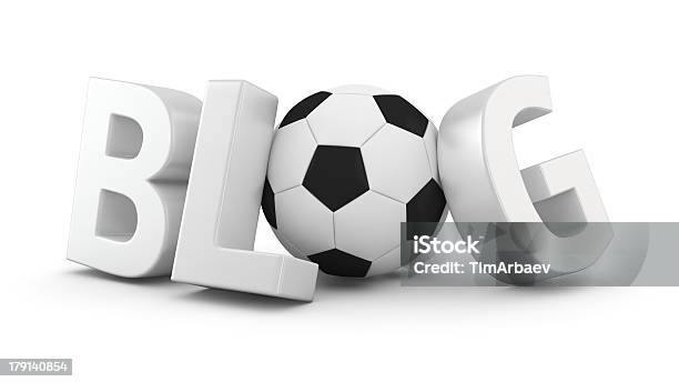 Fußballblog Stockfoto und mehr Bilder von Bloggen - Bloggen, Computergrafiken, Digital generiert