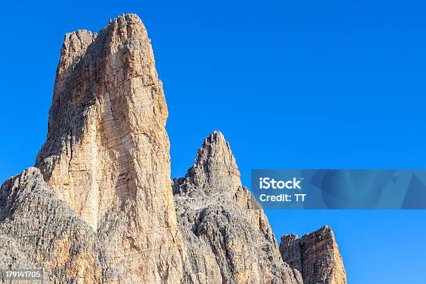 Three Crements Mountain Peaks Stock Photo - Download Image Now - Beauty In Nature, Blue, Cliff