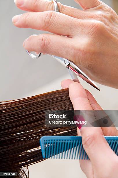 Hair Cutting Stock Photo - Download Image Now - Adult, Beauty Treatment, Blond Hair