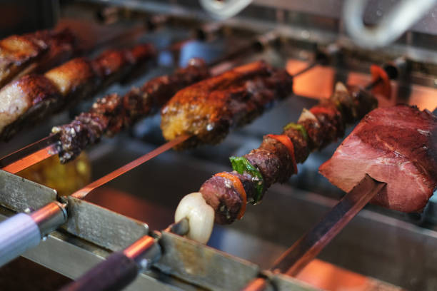 istock Variation Meats Skewer on Roasted Grill 1791430792