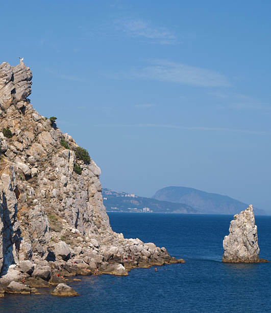 istock Mountains, sky and the sea 179144298