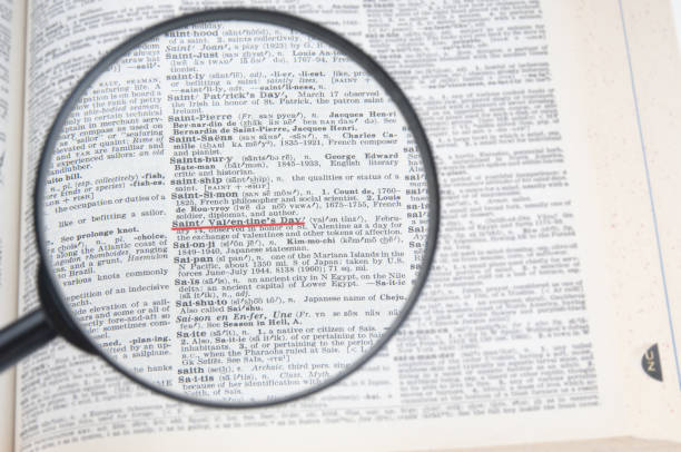 istock Saint Valentine day word in a dictionary 1791450674