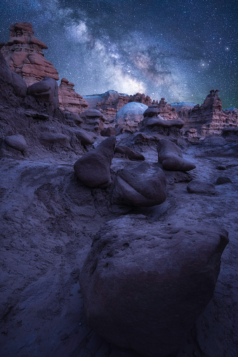 Milky Way over Goblin Valley Utah