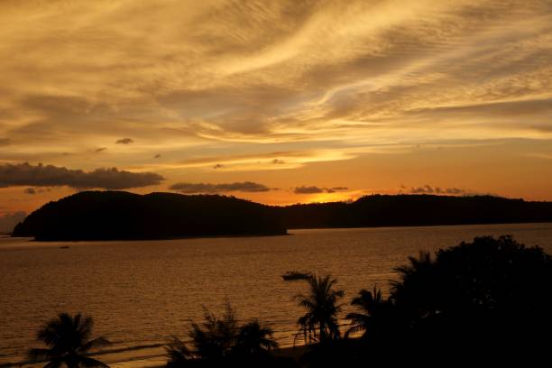 istock Sunset and twilight in the Langkawi archipelago. 1791508353
