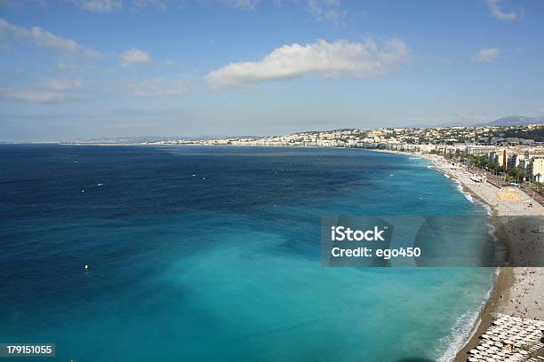 Nicea Francja - zdjęcia stockowe i więcej obrazów Angielska Promenada - Angielska Promenada, Bay des Anges, Bez ludzi