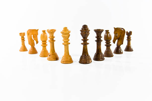 istock wooden black and white chess pieces 179152256