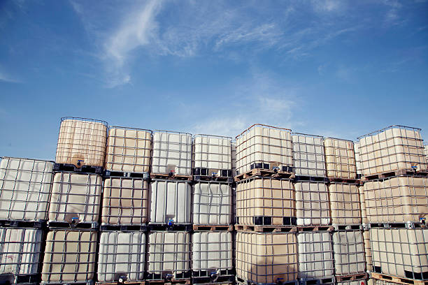 istock Chemical barrels ready for transportation 179154469