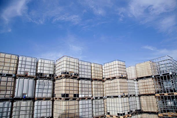 istock Chemical barrels ready for transportation 179154606