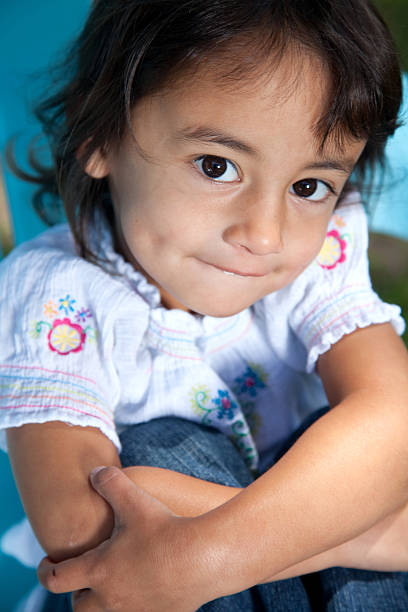 istock Cute 4 year old girl outside 179154933