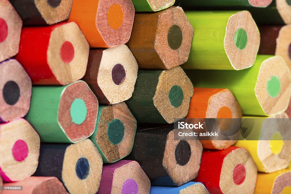 Цветные карандаши - Стоковые фото Без людей роялти-фри