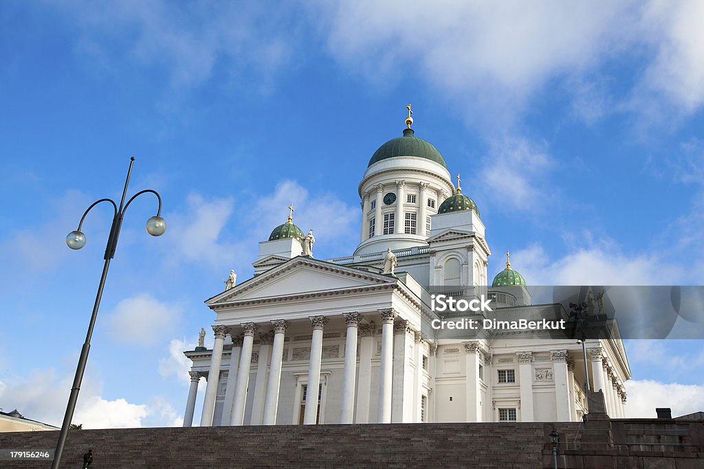 Catedral el Senado Square. Helsinki. Finlandia. - Foto de stock de Arquitectura libre de derechos