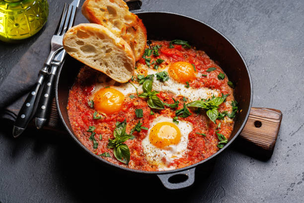 istock Delicious shakshuka breakfast in a pan 1791564524