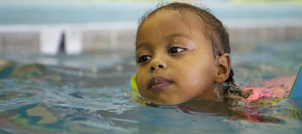 Little Girl Swimming